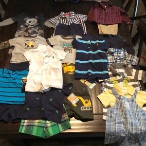 Mix of Ralph Lauren, Chaps and Carter’s mixed sets